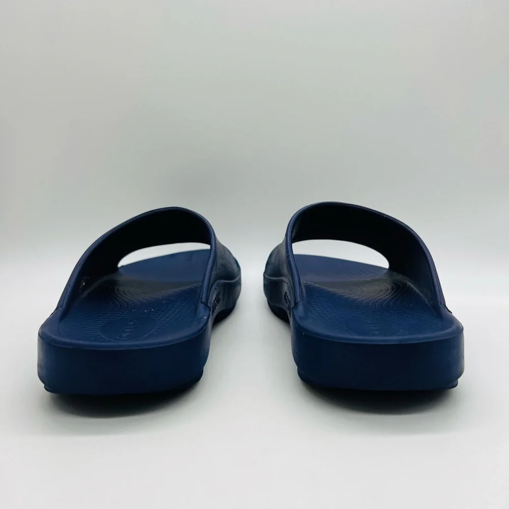 OOFOS Navy Blue Men's Ski On Recovery Sandals Size 11